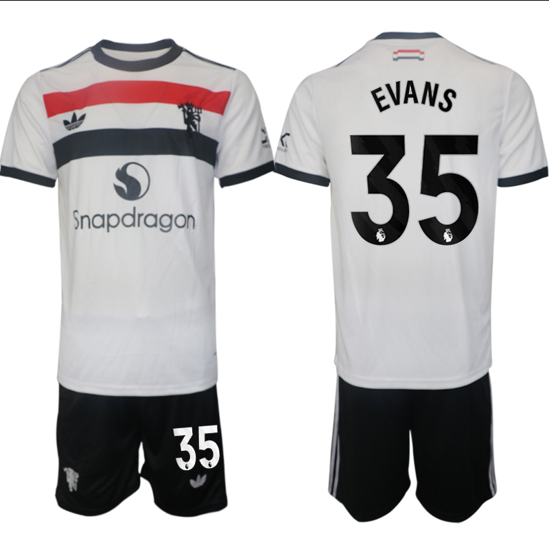 Men 2024-2025 Club Manchester United away white #35 Soccer Jersey->indianapolis colts->NFL Jersey